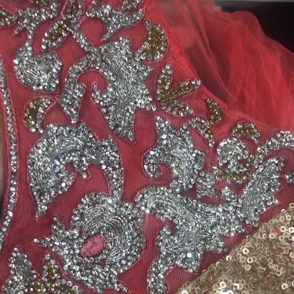 Pretty in pretty Indian gown. - Picture 9 of 10